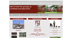 Desktop Screenshot of integrityroofing.net