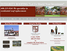 Tablet Screenshot of integrityroofing.net